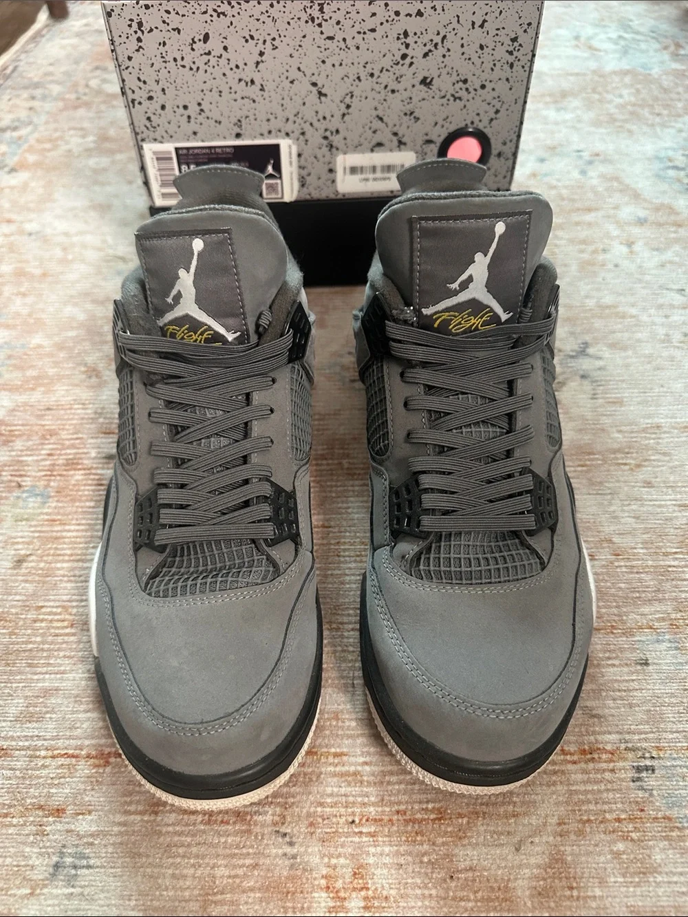 Nike Air Jordan 4 Retro Men’s Sneakers - Grey